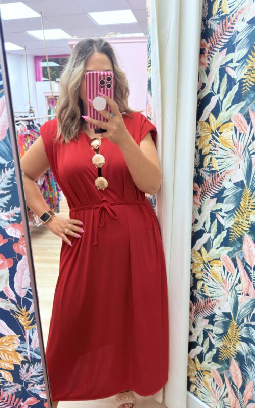 Vestido conchas colores