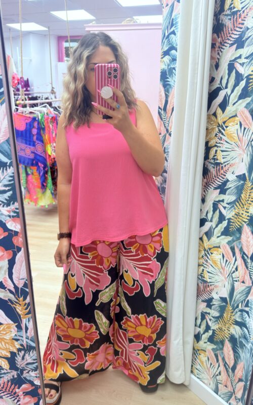 Camiseta fucsia