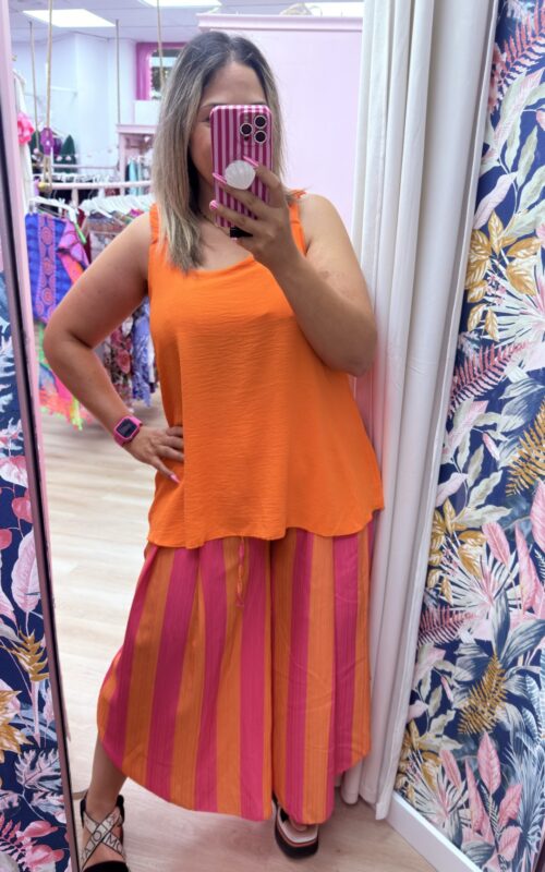 Camiseta naranja