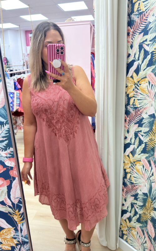 Vestido playero tela