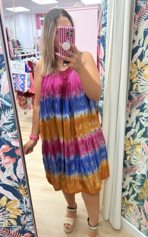 Vestido tres colores