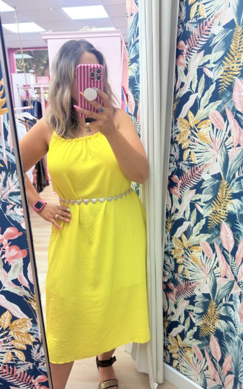 Vestido tela colores