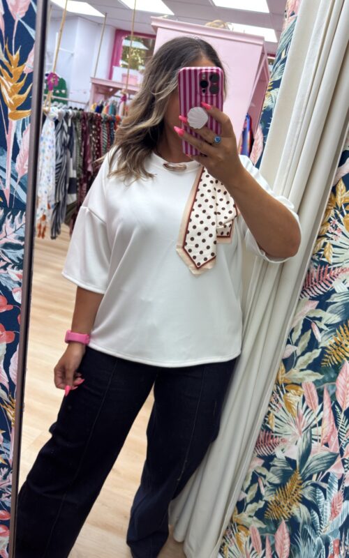 Camiseta pañuelo Blanco