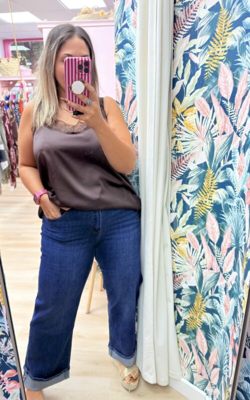 Pantalon recto vuelta