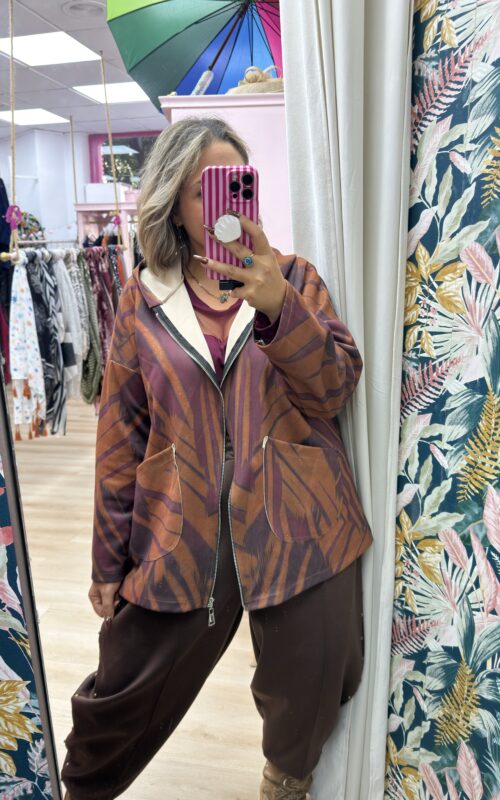 Chaqueta dos colores