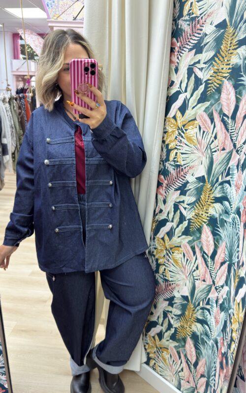 Chaqueta fina vaquera napoleon
